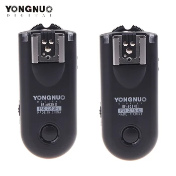 Yongnuo RF-603N II RF 603 N3 RF-603 N3 Vezeték nélküli Vaku Kioldó Készülék a Nikon D90 D600 D3000 D5000 D7000 Flash Ravaszt