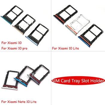 A Xiaomi 10 Lite Mi Megjegyzés 10 Pro Sim-Kártya Tálca Slot Jogosultja Cserealkatrészek