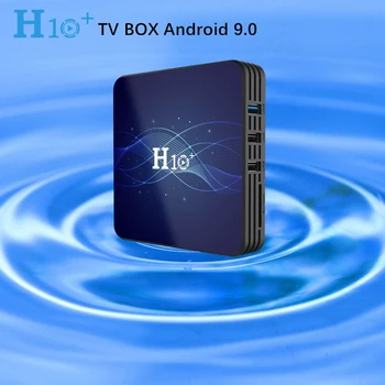 H10+ Hálózati Android 9.0 TV Box kétsávos WIFI, Bluetooth 4.0 2+16G Hisilicon HI3798 LED Kijelző 4K Okos médialejátszó