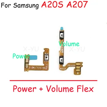 Samsung Galaxy A10S A20S A30S A50S A70S A107 A207 A307 A507 A707 Power On Off Kapcsoló, Hangerő Oldalsó Gomb Flex Kábel