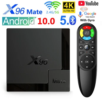 X96 Haver Android 10.0 TV Box Allwinner H616 négymagos 4G 32G 64G 2.4 G 5G Kettős WiFi BT5.0 USB3.0 Támogatja a 4K*2K H. 265 Media Player