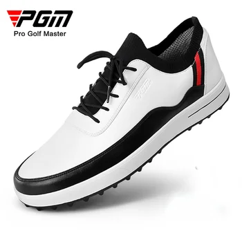 PGM Golf Cipő Férfi Vízálló, Lélegző Golf Cipő csúszásgátló Sport Cipők Szabadtéri Pattanásos Stílus Golf Oktatók XZ184