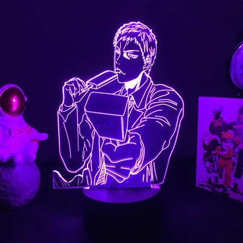 Anime Napfolt kosárlabda 3D Led éjszakai fény Ábra Aomine Daiki Manga ajándék Hálószoba Dekoráció, éjjeli lámpa