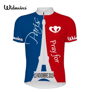 Új Évforduló Csapat Kerékpár Kerékpár Kerékpár Ruházat Ruha párizs imádkozni Kerékpáros Mez Kerékpáros Mez Kerékpár Kerékpáros Póló 6501