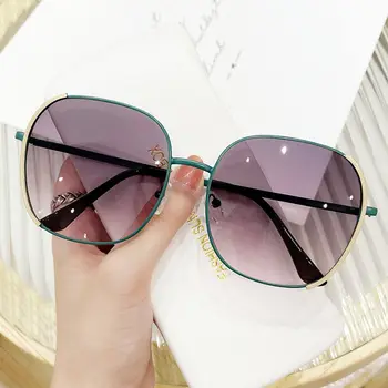 Túlméretezett Polarizált Napszemüveg Nők Férfiak Anti-UV napszemüvegek Divat Gradiens Árnyalatok UV400 Nyári Szemüveg Vezetés Szemüveg