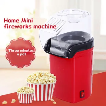 Mini Háztartási Eletric Popcorn Készítő Szilikon Popcorn Gép Forró Levegő Automatikus Popper Snack Ajándék Gyerekeknek Gyermek
