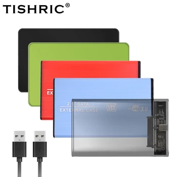 TISHRIC Külső HD Esetben SSD 2.5 HDD Esetben Külső Merevlemez HDD Burkolat Doboz SATA USB 3.0/2.0/C Típusú Merevlemez Doboz Adapter