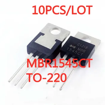 10DB/SOK Új MBR1545CT 1545 MBR1545CTG TO-220 45V/15A Schottky Tranzisztor Raktáron