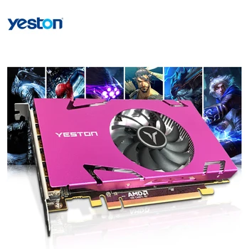 Yeston Radeon R7 350 GPU 4GB GDDR5 128 bites Játék Asztali számítógép, PC Grafikus Kártya támogatja Mini DP X6 használja egyszerre