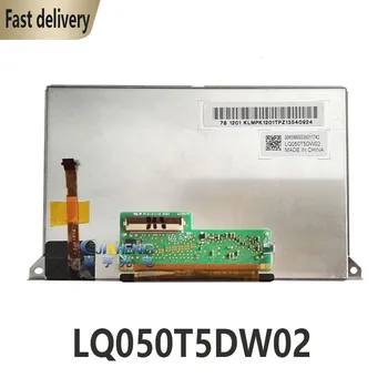 Eredeti 5inch LCD kijelző LQ050T5DW02 A Touch Panel Autós GPS Navigációs LCD-Monitor