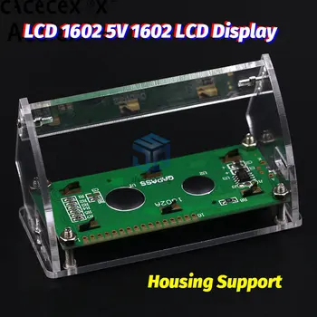 LCD 1602 5V 1602 LCD kijelző LCD1602 shell az esetben jogosult (nincs a 1602 LCD)