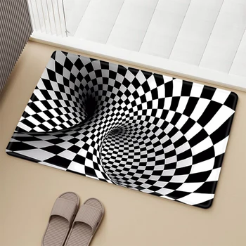 Ajtó Fürdőszoba lábfürdő Mat a Folyosón 3D-s Csapda Design Szőnyegek Szőnyeg Konyha Bejárati Lábtörlő imaszőnyeg Haza Szőnyegek a Szobában Szőnyeg