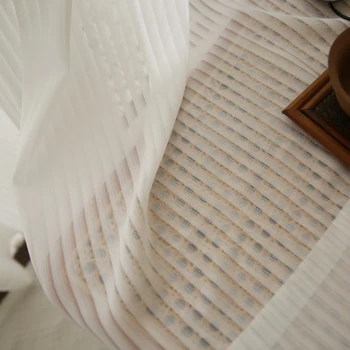 Francia Chiffon függöny fonal, nappali, erkély csík fonal álom függőleges kioldó hatás fonal függöny álom fonal egyéni függöny