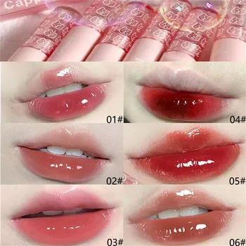 Tükör Lip Lip Gloss Máz Víz Folyékony Rúzs Hidratáló Tartós Szexi Ajak Színes Kozmetikumok Koreai Kozmetikai Termékek