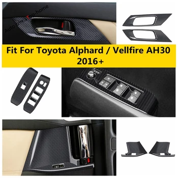 Kilincs Tál Karfa Ablak Lift Gombot Vezérlő Panel Fedél Trim Tartozékok Toyota Alphard / Vellfire AH30 2016 - 2022