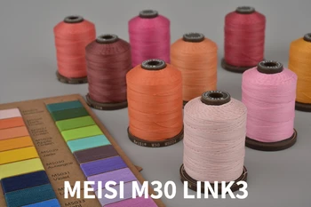 Meisi Szuper Finom M30 Viaszos Vászon Kézzel készített Szál 0.35 mm, 150Meters, professzionális, magas minőségű bőr kézműves (szín 58-87)