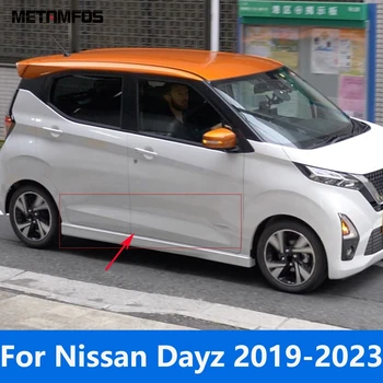 Nissan Dayz 2019 2020 2021 2022 2023 Chrome Ajtót Oldalon Vonal, Csík Test Szoknya Fröccsöntő Berendezés Matrica, Autó Tartozékok Stílus