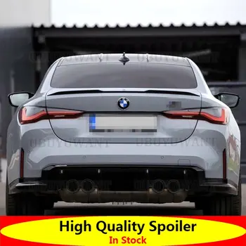 A BMW 4-es Sorozat G22 G82 M4 2020 2021 2022+ Magas Minőségű ABS Műanyag / Szénszálas Anyag Farok Szárny Hátsó Spoiler