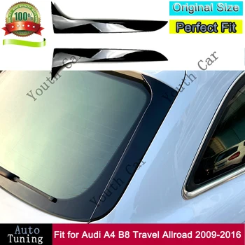 Alkalmas Audi A4 B8 Utazási Allroad 2009-2018 Autó Hátsó Ablak Oldalán Szárny Spoiler Farok Szárny, Autós Kiegészítők Módosítása