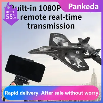 RC Repülő X66 1080p Széles Látószögű Kamera, Rádió Vezérelt Gép Hab Távirányító Légi Harci Drón Játékok Fiúknak