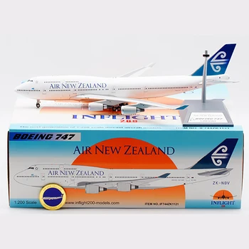 Fröccsöntött 1: 200 Léptékű Air New Zealand B747-400 Alufelni Szimulációs Modell Ajándéktárgy, Dekoráció, Ajándék, Kijelző Gyűjtemény