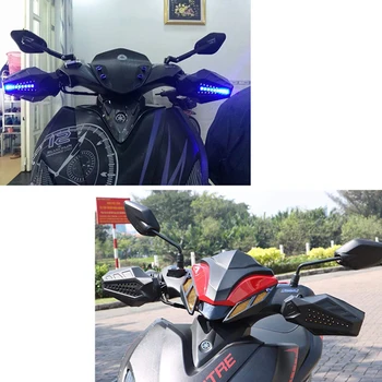 Univerzális Motoros kézvédő Szélvédő LED lámpa Motocross Piszkot Kerékpár Kiegészítők a Honda Varadero 125 Xl1000 Xl1000V