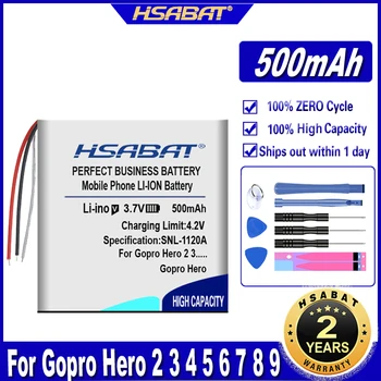 HSABAT ARMTE-001 500mAh Akkumulátor GoPro ARMTE-001, Hero 3, Hero 3+, Hero 4, HERO3, 4k hd felbontás mellett, Wi-Fi Távoli, ARMTE-002 Akkumulátorok