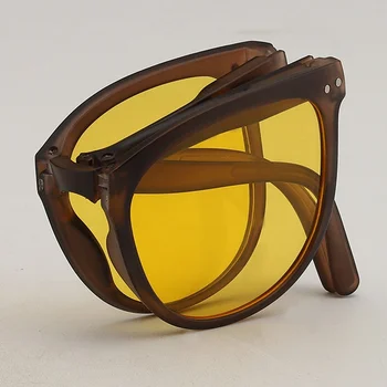 2023 Összecsukható Női Napszemüveg Polarizált Napszemüvegek Férfi Éjjellátó Vezetés Szemüveg Hordozható Napszemüveg