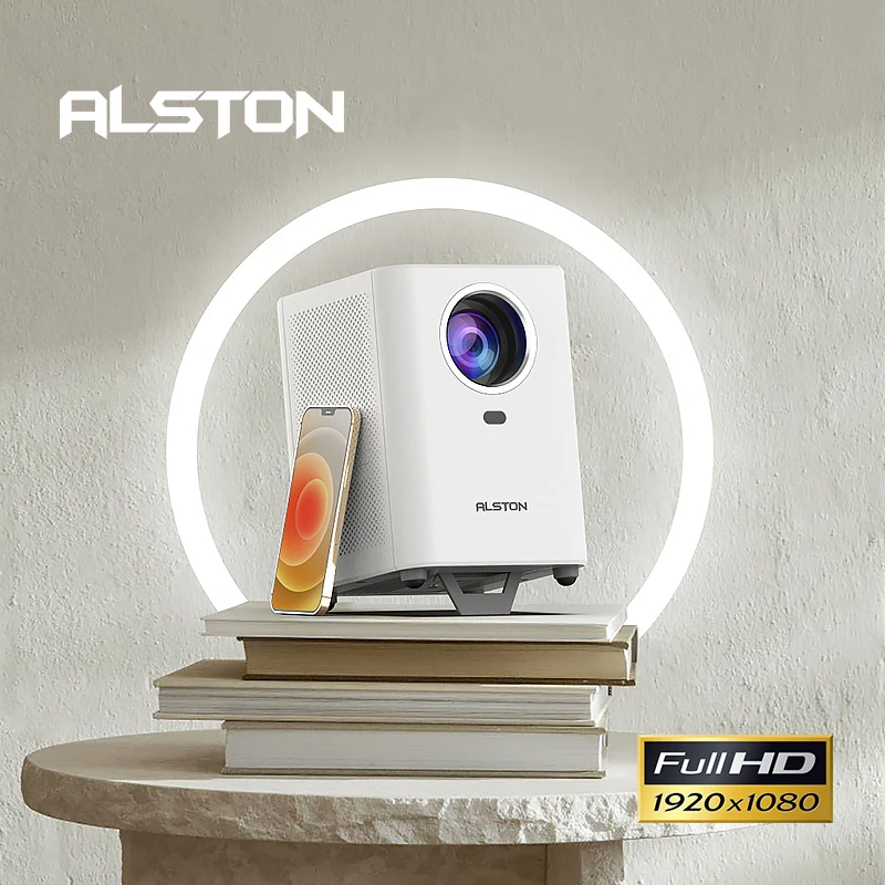ALSTON Z3 Full HD LED 1080P Projektor HiFi Hangszórók 300 hüvelykes Nagy Képernyőn házimozi Smart WiFi Android Okos Telefon Fürkész . ' - ' . 0