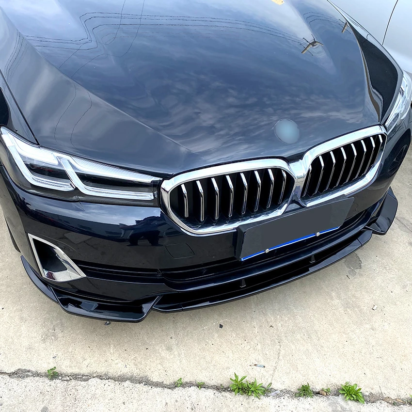 Autó Első Lökhárító Ajak Body Kit Spoiler Spoiler Lökhárító Canard Ajak Splitter BMW 5-ös Sorozat G30 g31 jelű 520i 525i 530i 2021 2022 Új . ' - ' . 0
