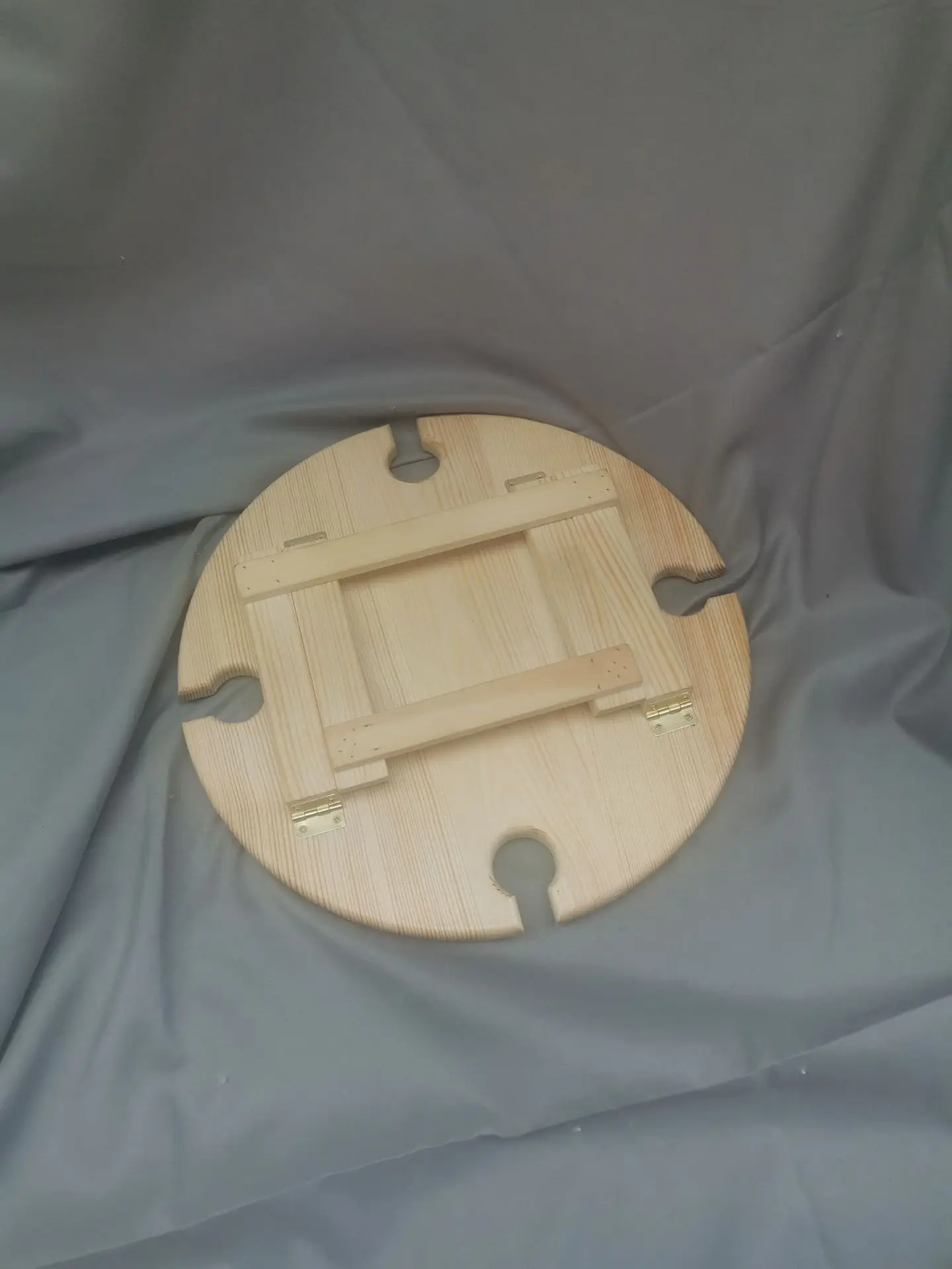 Fából Készült Összecsukható Hordozható Piknik Asztal Szék Alkalmi Snack Tálca Borospince, Konyha Tároló . ' - ' . 1