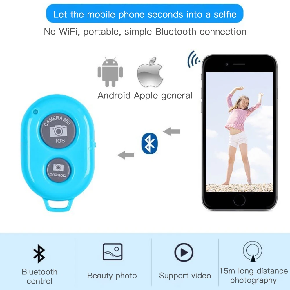 Mobiltelefon önkioldó Távirányító Elérhető Az Android /IOS Verzió Vezeték nélküli Távirányító önkioldó . ' - ' . 2
