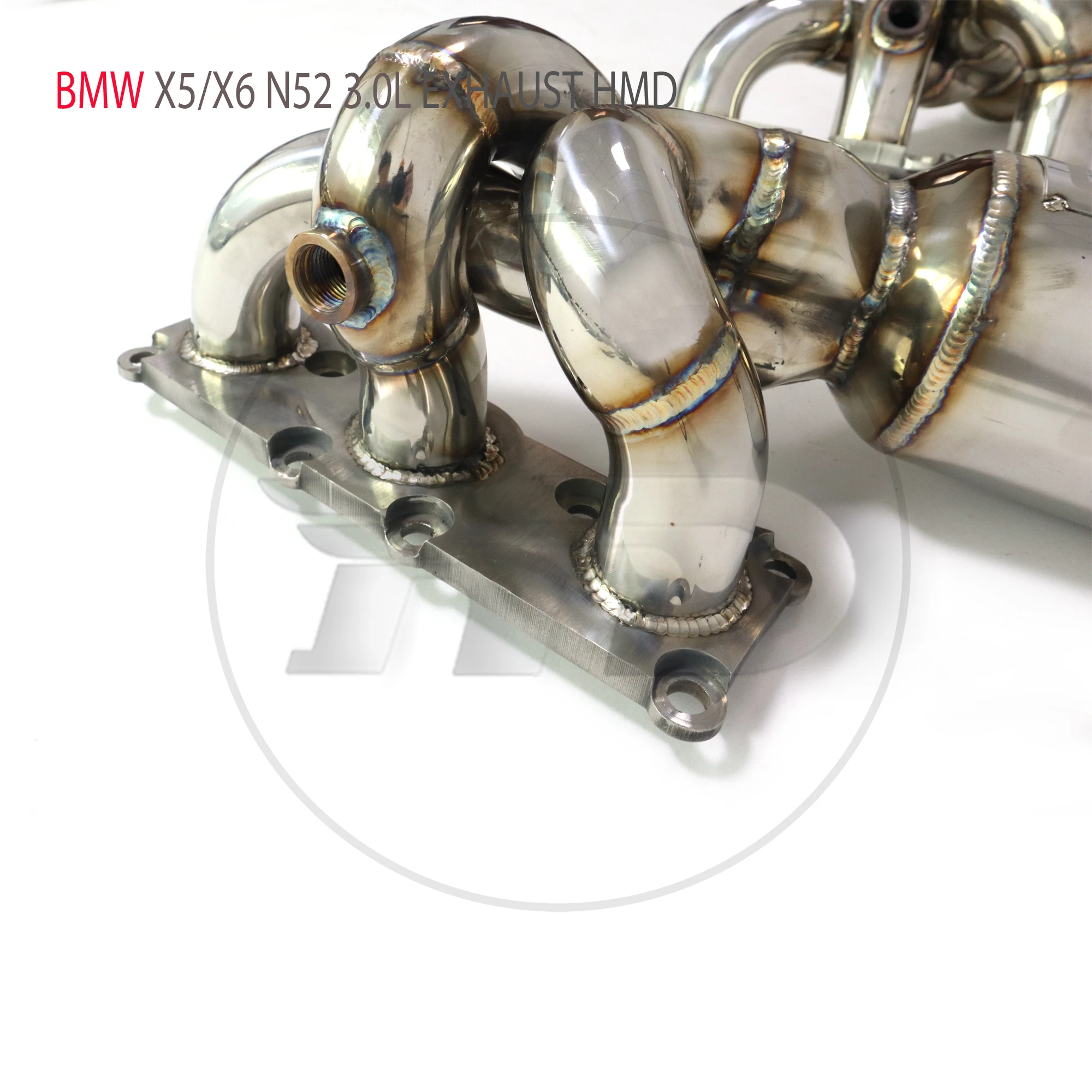 HMD Kipufogó Rendszer Nagy átfolyási Teljesítmény Downpipe Sokrétű BMW X5 X6 E70 E71 N52 3.0 L Katalizátor Fejlécek . ' - ' . 5
